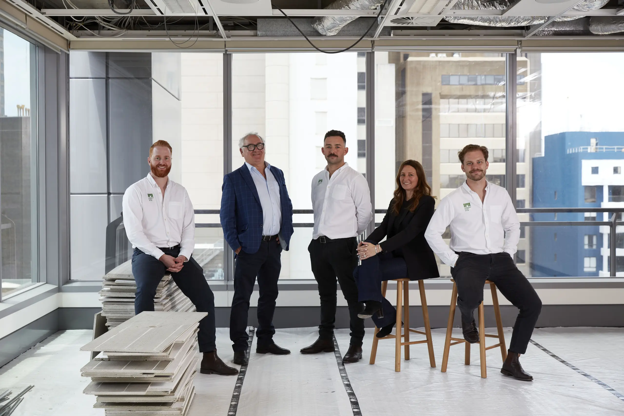 The IPG team at a project site in Sydney
