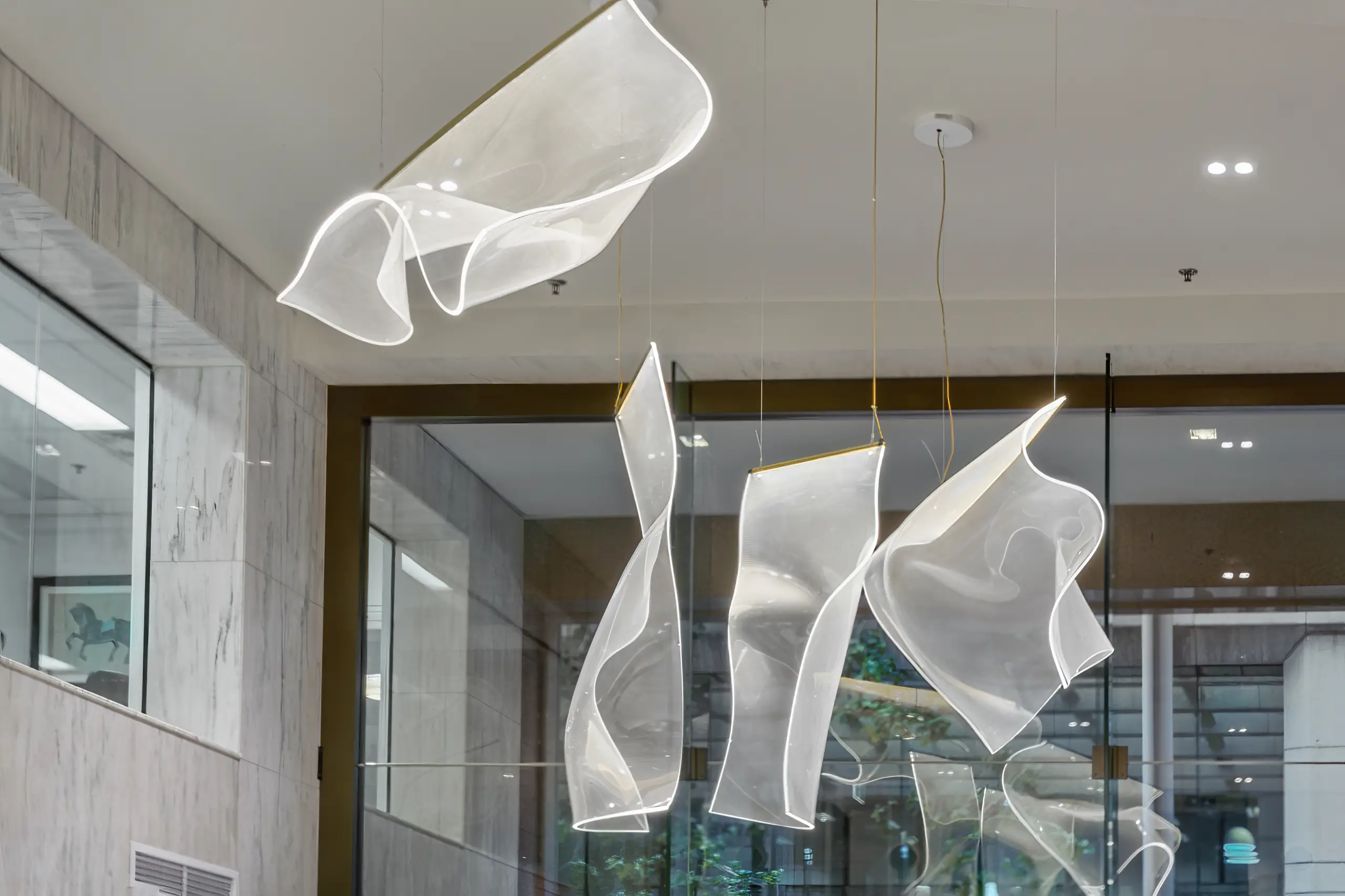 12 O'Connell foyer upgrade bespoke lighting, Sydney