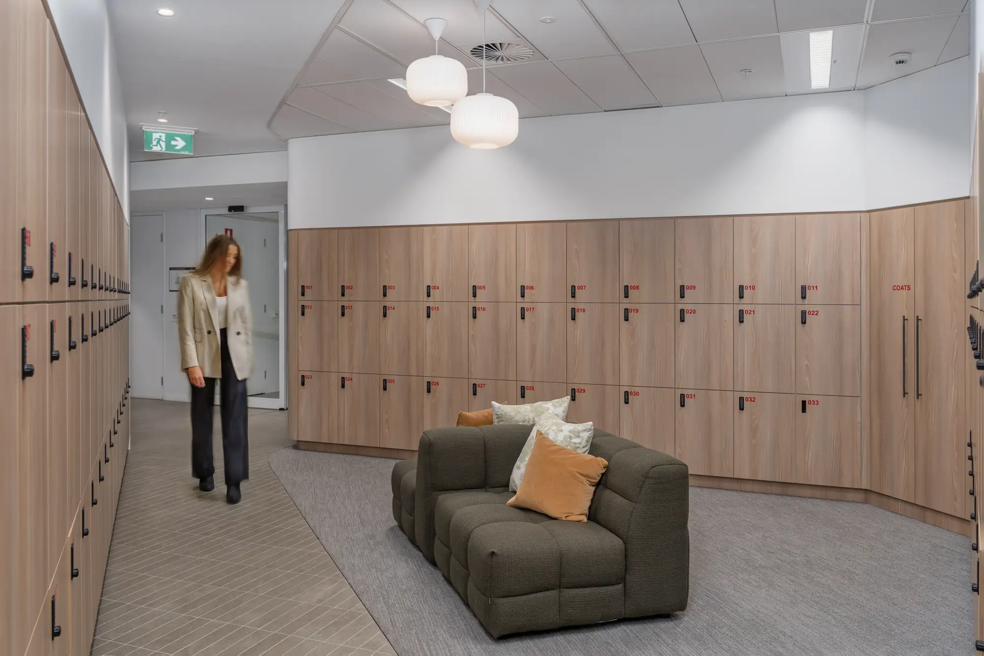 ACOR booth seating, 55 Market Street Sydney