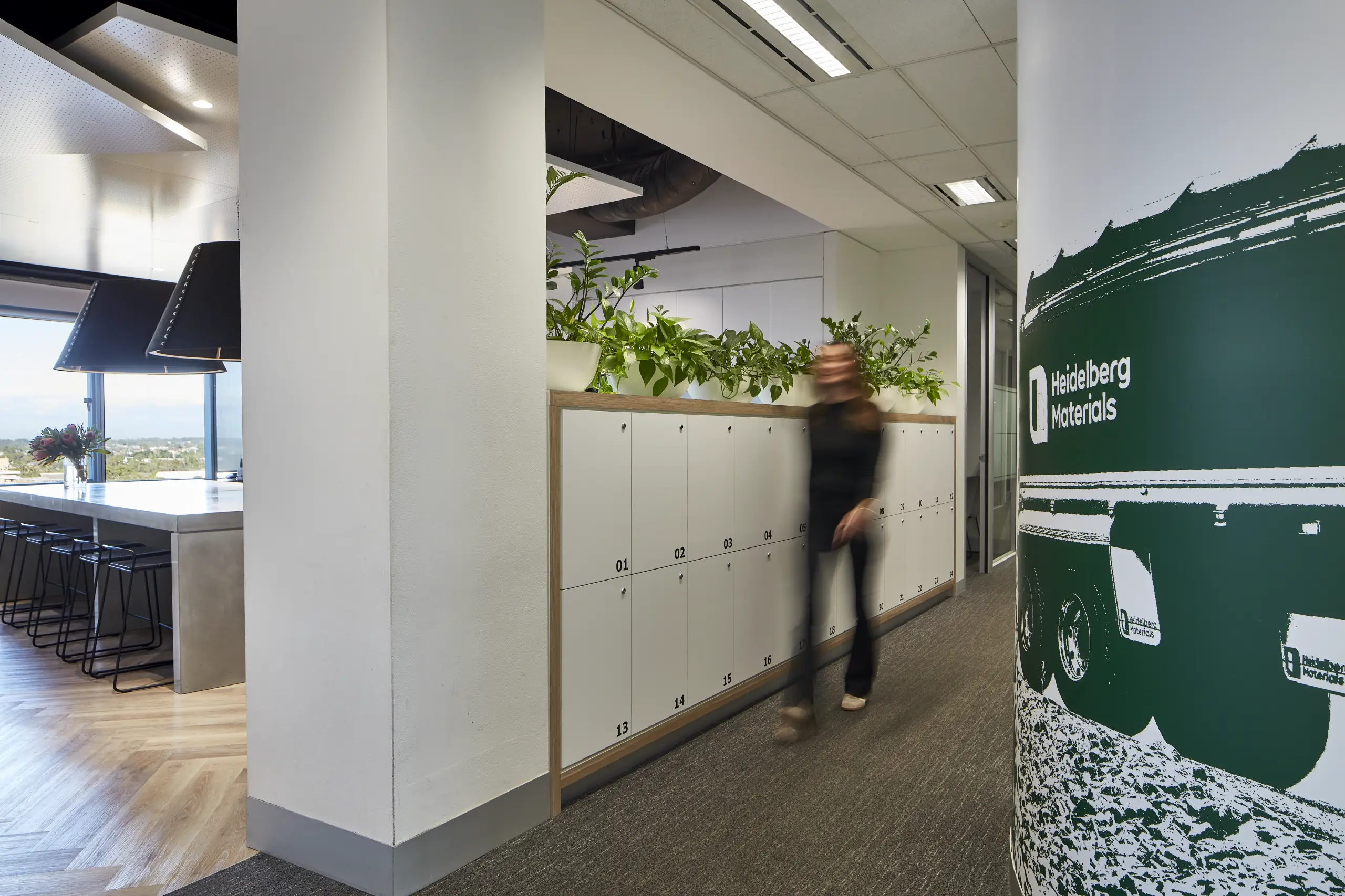Heidelberg Materials hallway, Parramatta